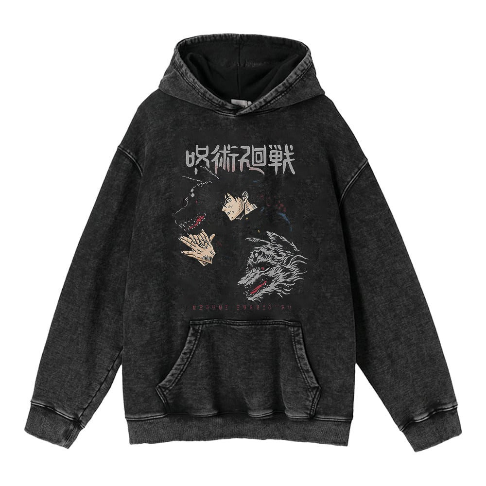 Jujutsu Kaisen OVERSIZED VINTAGE HOODIE MIX