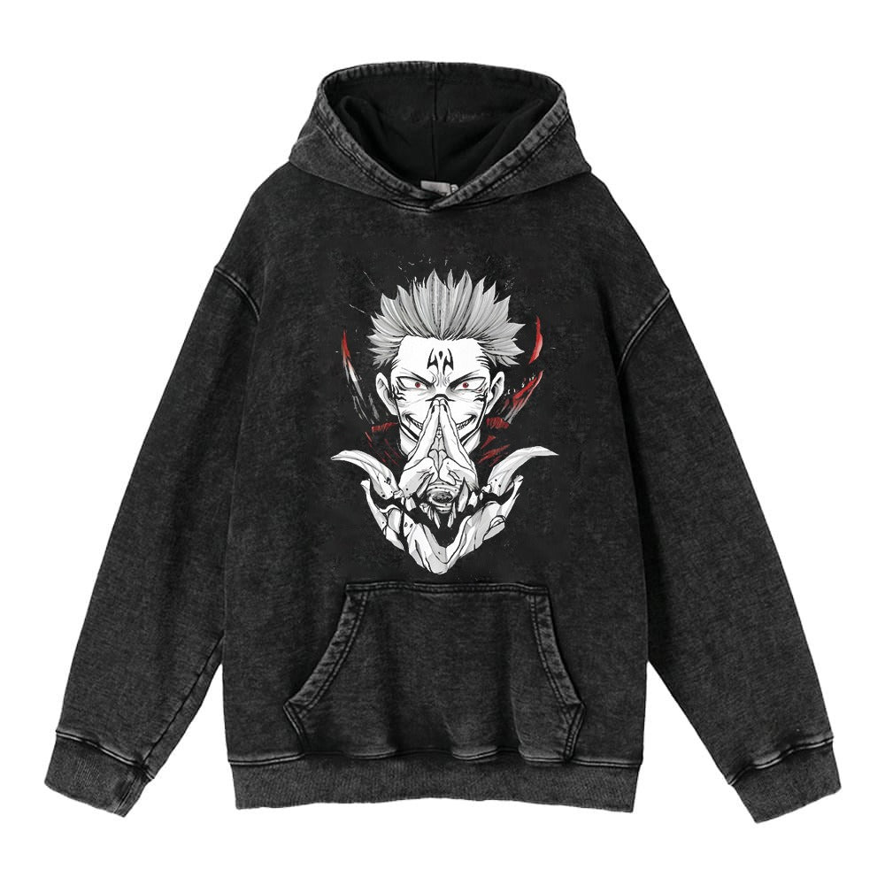 Jujutsu Kaisen OVERSIZED VINTAGE HOODIE MIX