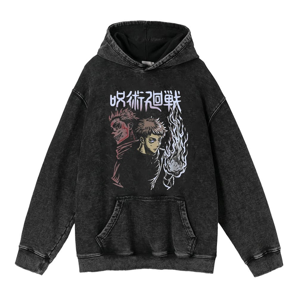 Jujutsu Kaisen OVERSIZED VINTAGE HOODIE MIX