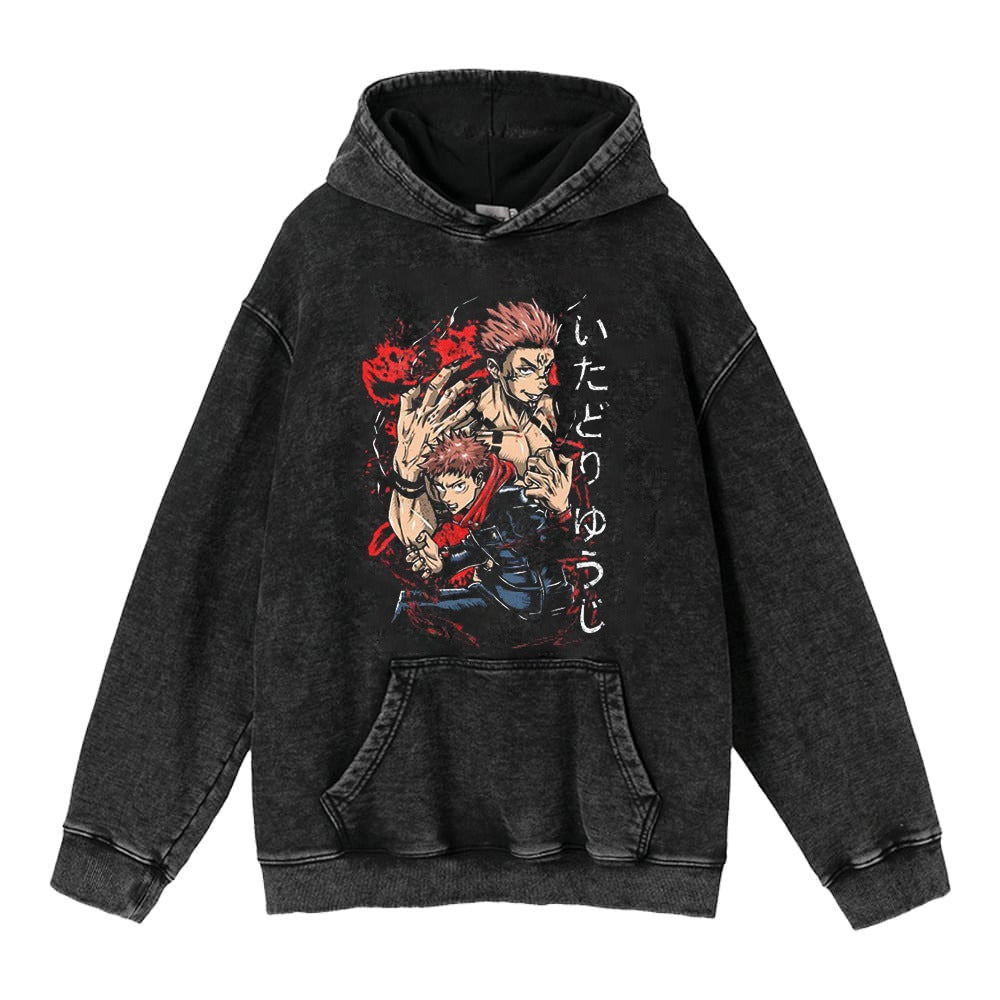 Jujutsu Kaisen OVERSIZED VINTAGE HOODIE MIX