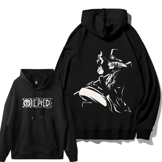 The Flame Emperor Sabo Hoodie